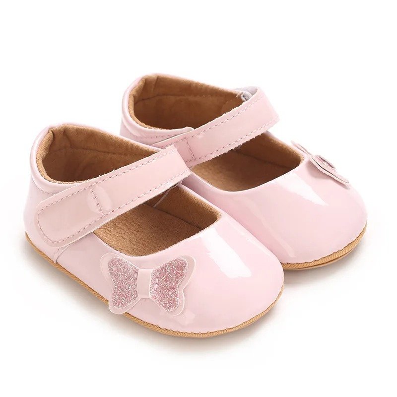 Adorable Baby Girls Sparkly Non-Slip Sole Perfect for Newborns and Infants